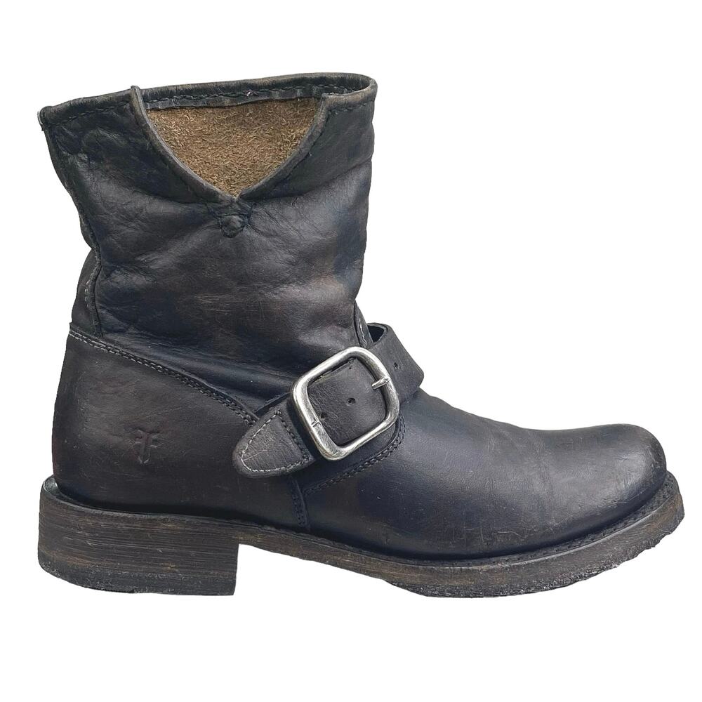 FRYE Women’s Veronica Short Distressed Moto Ankle Boot Size US 6